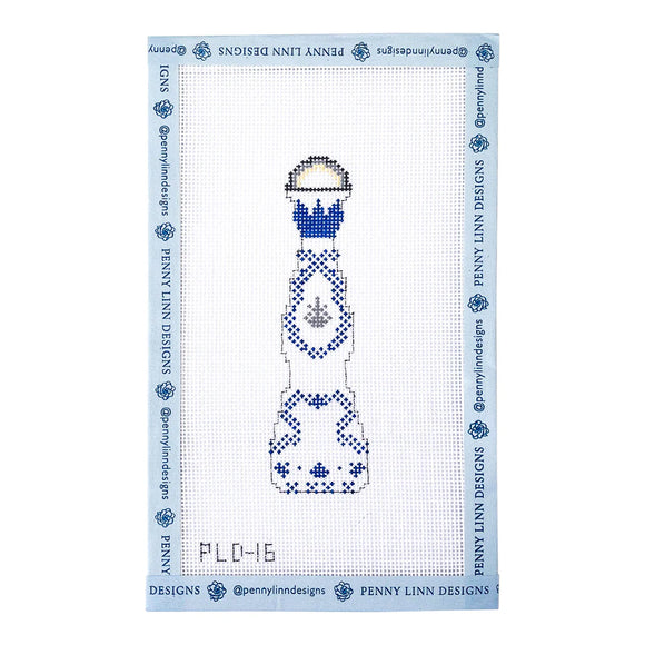 PLDTS Blue & White Tequila Bottle