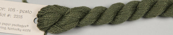Silk & Ivory Needlepoint Thread (SI108 Pesto)