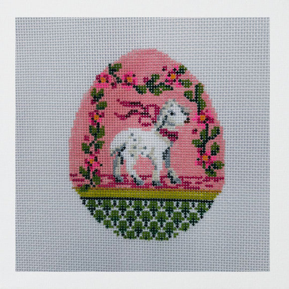 Pink Garland Lamb Egg
