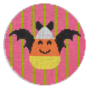 Halloween Round - Candy Corn Bat