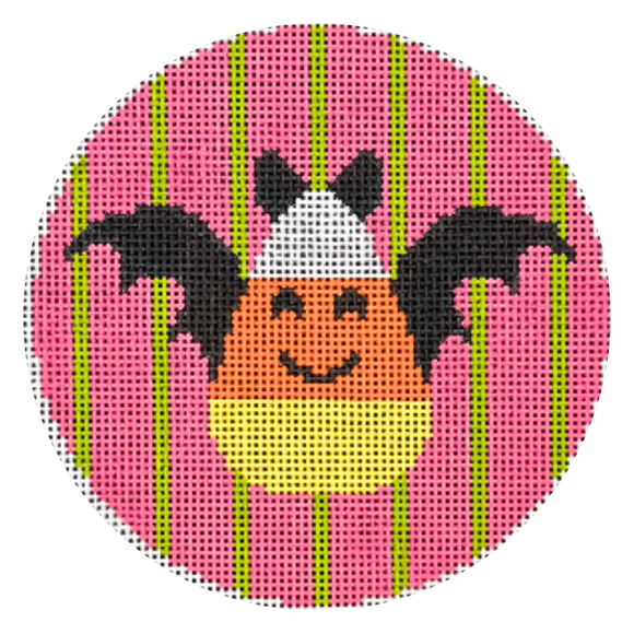 Halloween Round - Candy Corn Bat