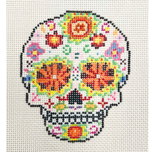 Day of the Dead Skull - White background