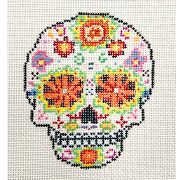 Day of the Dead Skull - White background