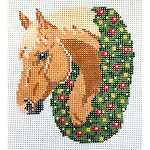 Palomino Christmas Horse