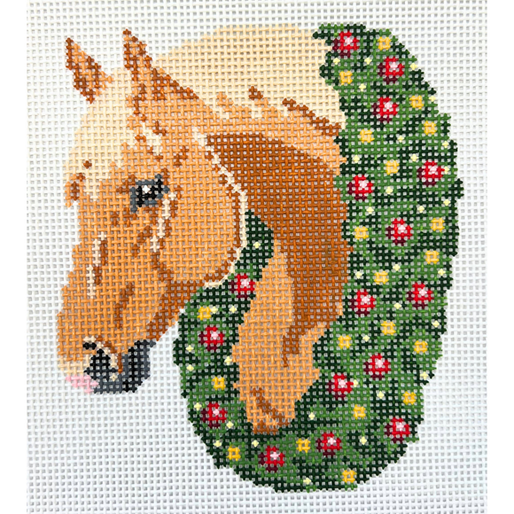 Palomino Christmas Horse