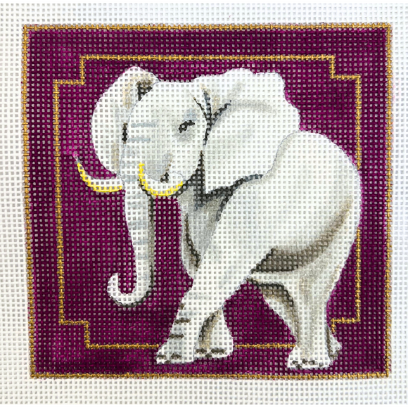 Elephant on Purple