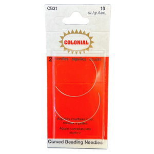 Curved Beading Needles - Size 10