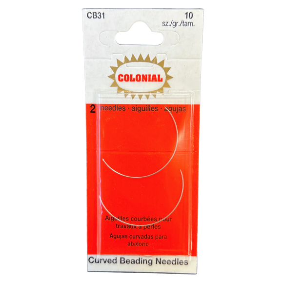 Curved Beading Needles - Size 10