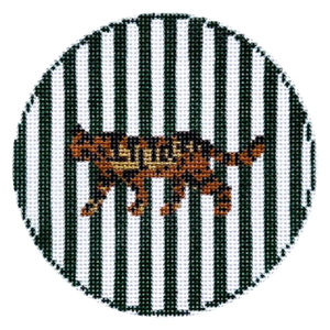 Striped Round Coaster - Cheetah