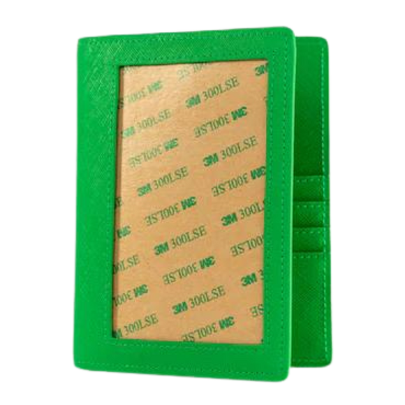 Passport Cover Self Finishing - Kelly Green