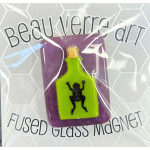 Green Frog Bottle Needleminder