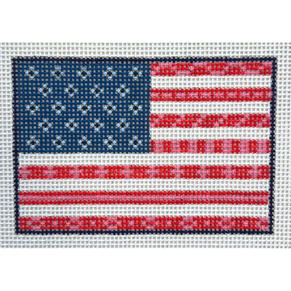 USA Quilted Flag - Passport Insert