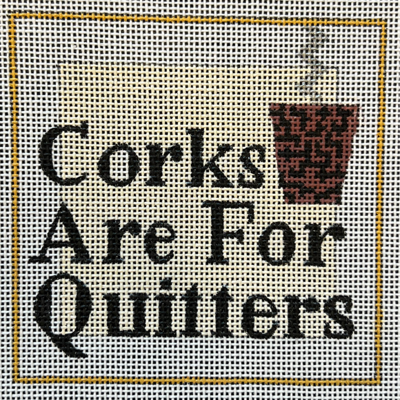 Drink Coaster - Corks Are For Quitters