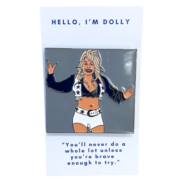 Dolly Parton Dallas cowboy Cheerleader Needleminder