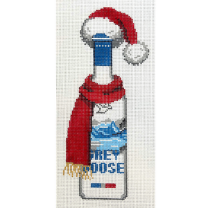 Goose Bottle - Santa Hat & Scarf