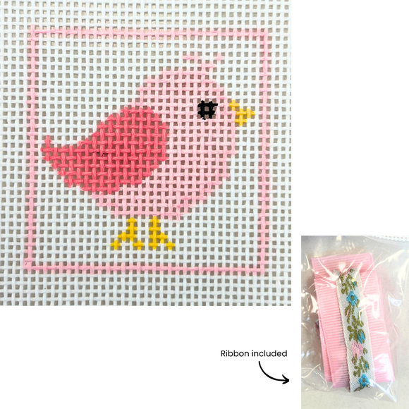 Pink Bird Bookmark