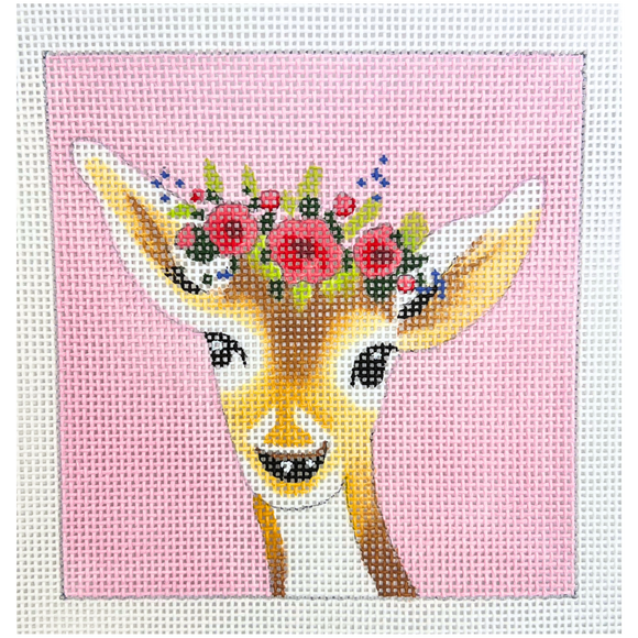 Deer with Floral Crown