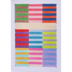 Color Block Stripes Passport Cover