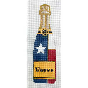 Veuve Bottle - Texas Flag