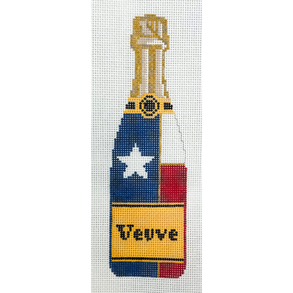 Veuve Bottle - Texas Flag