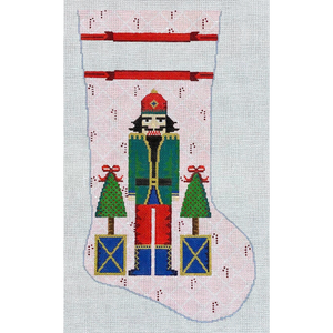 Single Pink Nutcracker Stocking