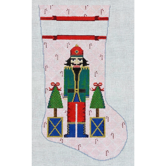 Single Pink Nutcracker Stocking