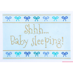 Shhh…Baby Sleeping - Blue