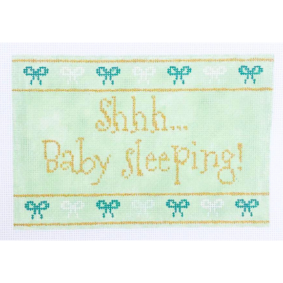 Shhh…Baby Sleeping - Green