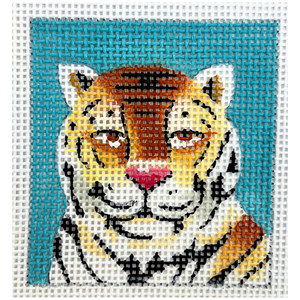 Tiger on Teal Small