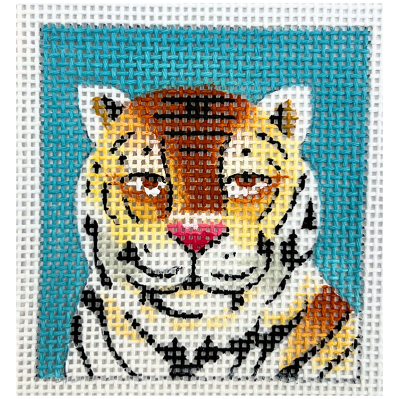 Tiger on Teal Small