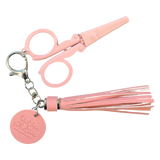 Folding Scissors Tassel - Bahamian Pink