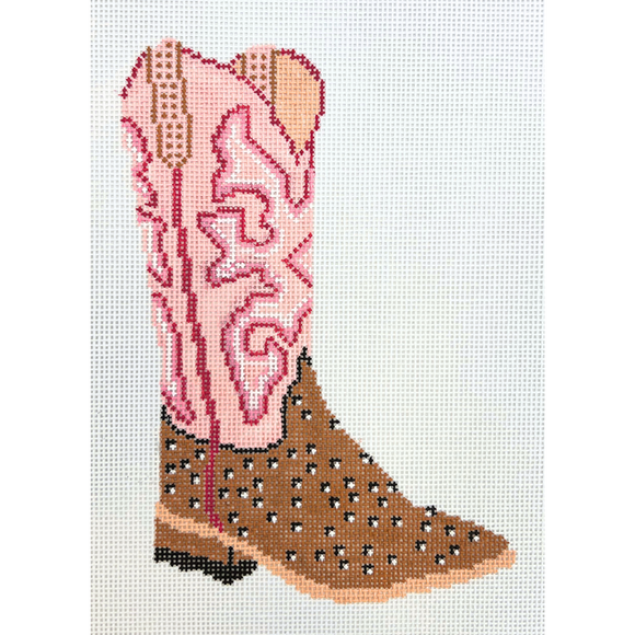 Pink Cowboy Boot