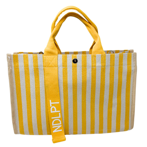 Stripe NDLPT Tote - Sunshine Yellow