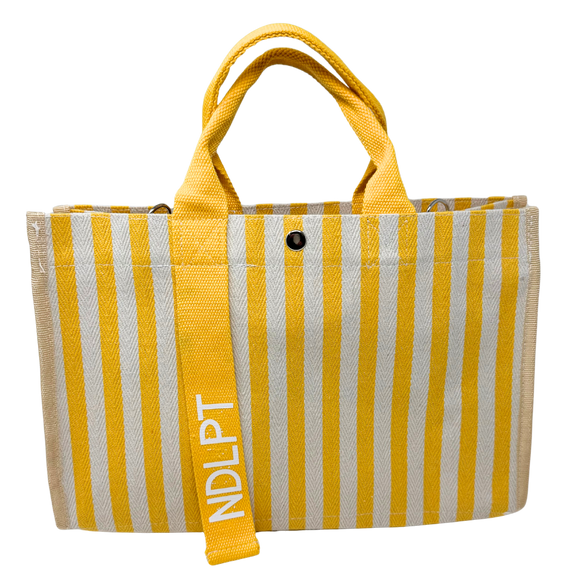 Stripe NDLPT Tote - Sunshine Yellow