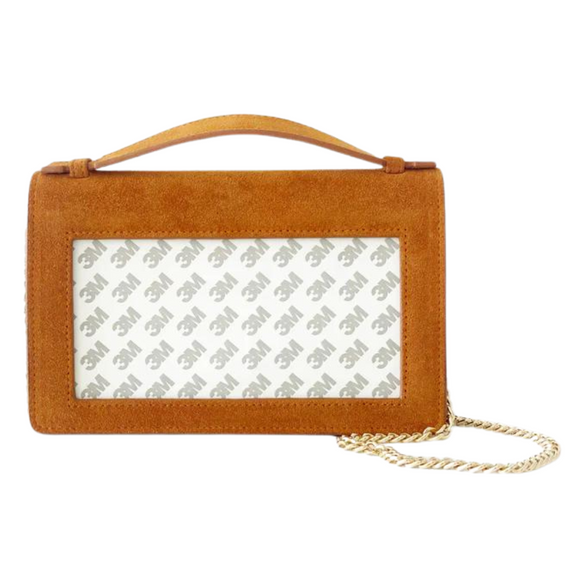 The Everyday Clutch - Suede Brown