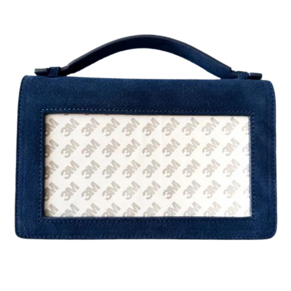 The Everyday Clutch - Suede Navy