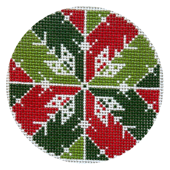 Green & Red Snowflake