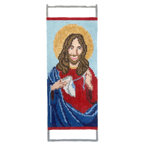 Saint Jonathan Needlepoint Canvas - 12" x 7", 18 Mesh