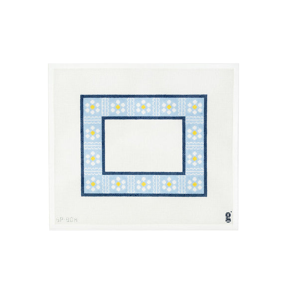 GPTS - Scallop Daisy Frame Blue