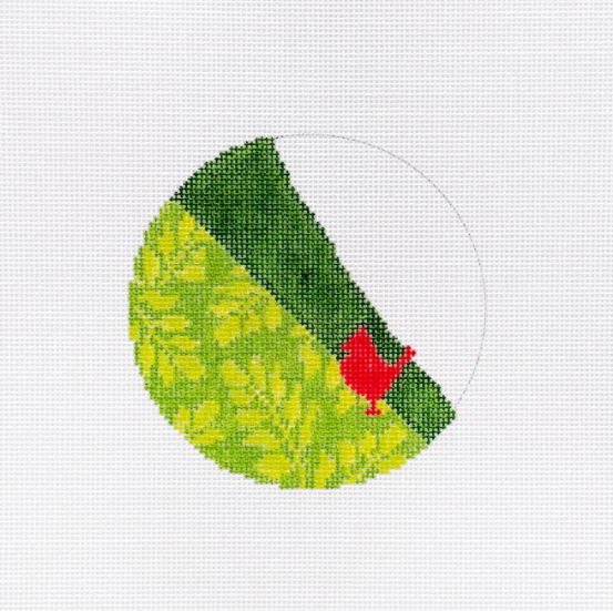 Card Art Ornament - Red Bird