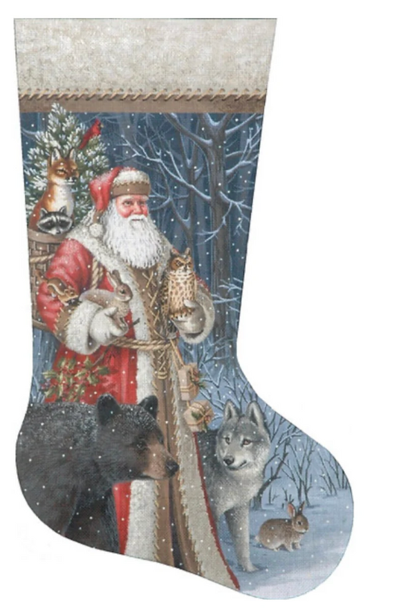 TTAXS440 - Woodland Territorial Santa Stocking