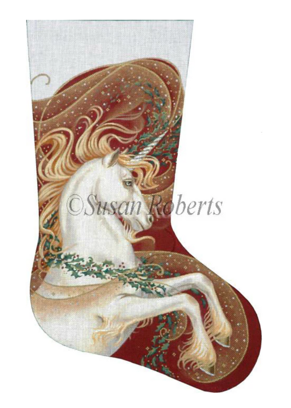 TTAXS422 - Christmas Unicorn Stocking