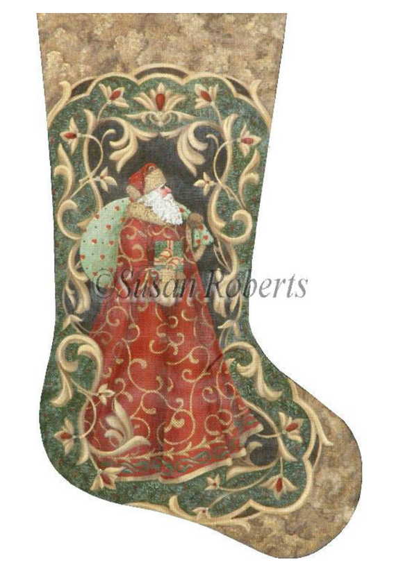 TTAXS417 - Vintage Santa Stocking