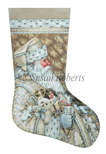 TTAXS369-13 - Classic Santa Stocking, 13 Mesh