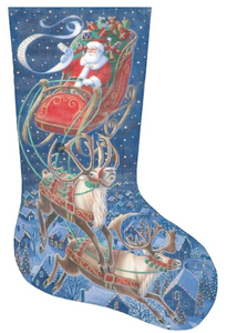 TTAXS354 - Santa Flying Through The Stars Stocking