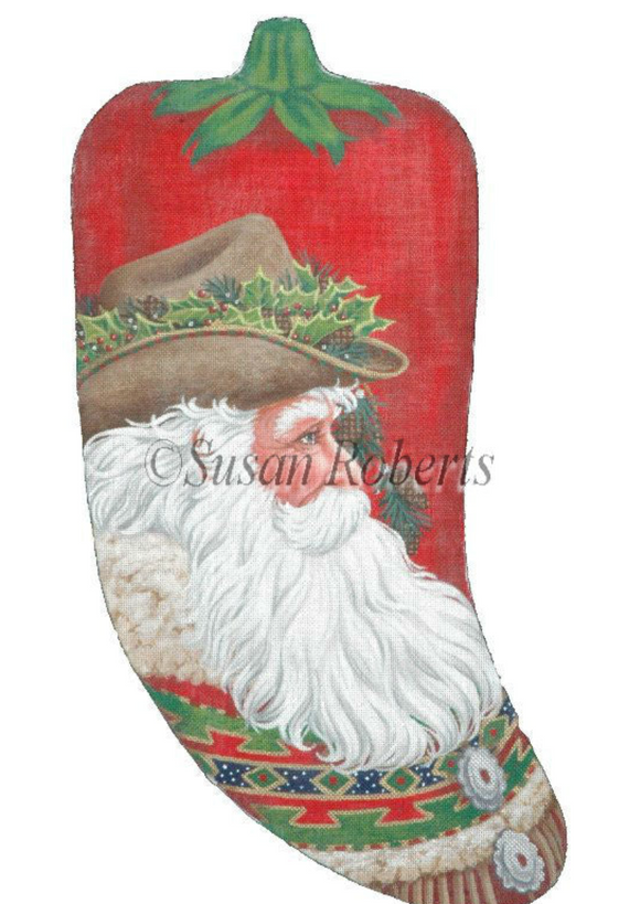 TTAXS333 - Santa Pepper Sock Stocking