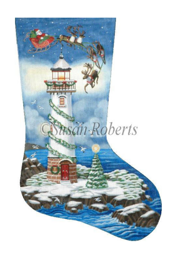 TTAXS314 - Santa Lighthouse Stocking