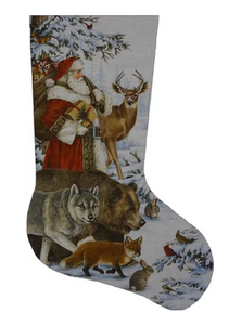 LGDAXS473 - Woodland Christmas Stocking