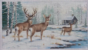 LGDP512 - Winter Riverbed Deer