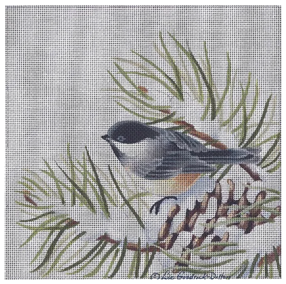 LGDSP409 - Chickadee in Winter Pine